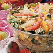 Avocado, Citrus and Tossed Green Salad