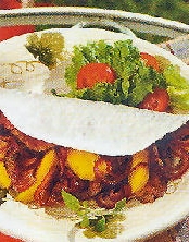 Beef and Mango Fajitas