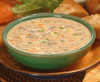 Cheese and Beef Soup