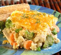 Creamy Chicken and Rice Bake