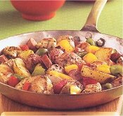 Quick Chicken and Sausage Scarpariello