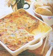 Easy Brunch or Supper Crab Strata