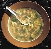 Egg Drop Soup with Ham