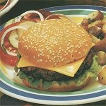 Grilled Mushroom Cheeseburgers