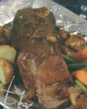 Peppered Beef Tenderloin with Shiitakes