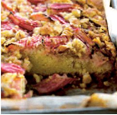 Fresh Rhubarb Cake