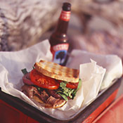 Rum Marinade Pepper Steak Sandwiches