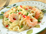 Easy Shrimp and Bisque Fettuccine