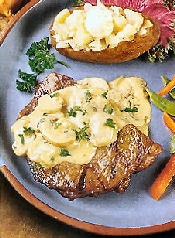 Sirloin Steak and Sauce