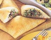 Spinach Souffle Calzones