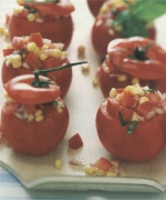 Individual Tomato-Corn Salads
