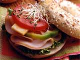 Turkey Bagel Sandwich