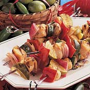 Turkey Lime Kabobs