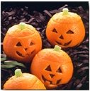 Frosted Jack-O'-Lanterns
