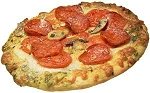 Pepperoni and Mushroom Pizza