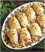 Stuffed Sole with Rice